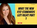 What the new RTO standards got right Part 1