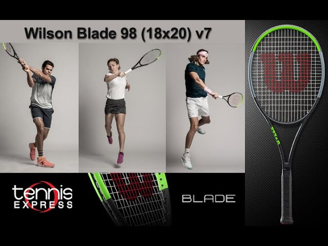 Wilson Blade 98 (18x20) v7 Tennis Racquet Review | Tennis Express - YouTube