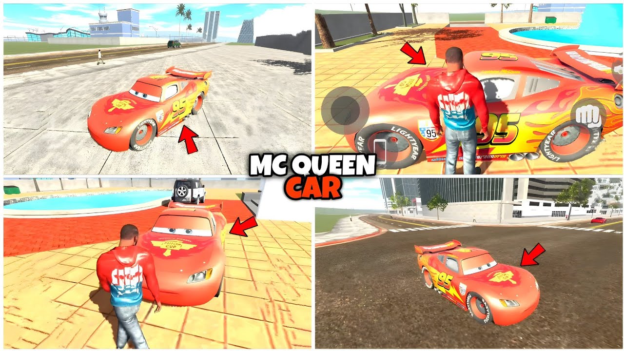 Finally Mc queen car cheat code😲😲 || new Mc queen car || new Mc queen car in indian bike driving 3D 