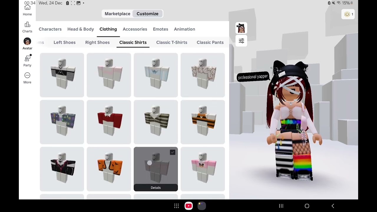 Making a outfit :6 (sorry about the weird clicking noise, I couldn't get it to go away :7)