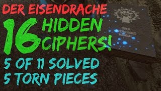 DER EISENDRACHE - 16 HIDDEN CIPHERS | Story Line Easter Eggs | Black Ops 3 Zombies |