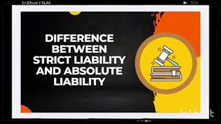 Strict liability exception and definition ⚖️👨⚖️#legal world #