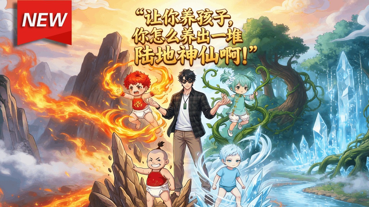 MULTISUB📢新番上线《让你养孩子，你怎么养出一堆陆地神仙啊》第1~56集丨王枫意外觉醒了级奶爸系统，一举成为陆地神仙后举世无敌，为得道飞升，始终致力于培养福利院的几个孩子！#漫剧 #破晓动漫社