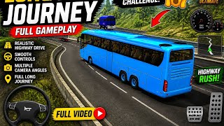 🔥 “Indian Bus Driving Game 🚍 | Full Long Journey 😱 Realistic Highway Gameplay!”