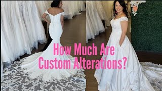 How Much Are Custom Changes with Disney Fairytale Wedding Dresses by Allure Bridals?