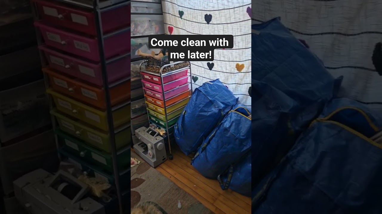 I will be cleaning my sewing table later today that is covered with all kinds of stuff. 