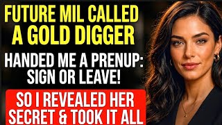 My Future Mother In Law Called Me A Gold Digger... Then Handed Me A Prenup That Changed Everything
