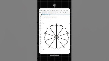 CorelDraw Tips | Use Symmetry Tool #coreldraw #design  #graphicdesigner