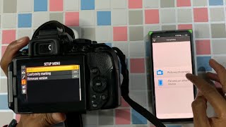 How to transfer photo from camera to phone in Hindi | DSLR Camera Connection to mobile phone