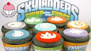 Skylanders Cupcakes! How to Make Skylanders SWAP Force Elements Cupcakes with FREE Party Pack!