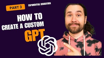 EP18 How To Create A Custom GPT #ai #tech #CustomGPT #ChatGPT #education