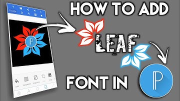 How to Add Leaf Font in Pixellab App || EdiTecHindi ||