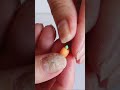 Miniature polymer clay carrot| Easy to do #Shorts