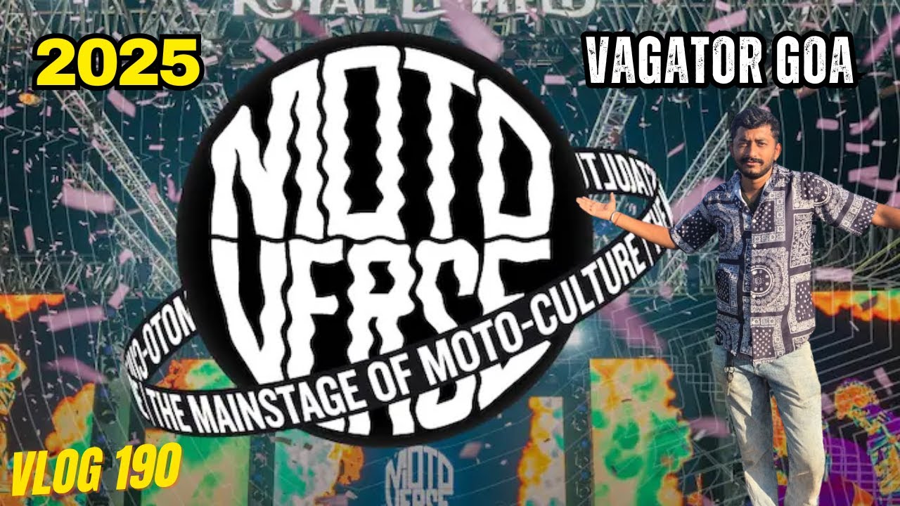 🔥MOTOVERSE 2025 🏍️VAGATOR GOA | INDIA’S BIGGEST BIKER FESTIVAL EXPERIENCE ✨VLOG 190 