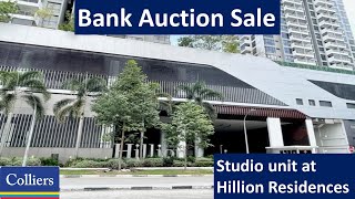 SOLD : Bank Auction Sale, Studio unit above Hillion Mall and Bukit Panjang MRT