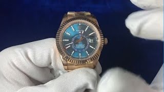 I bought a replica Rolex Skydweller from DHGATE - Unboxing & Review