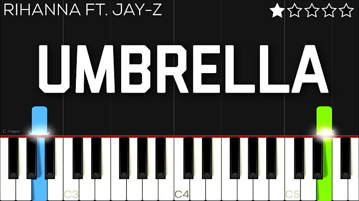 Umbrella Piano version - Piano performance video thumbnail