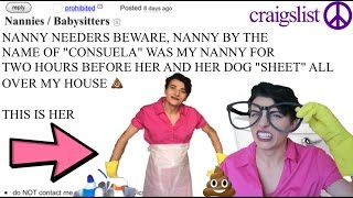 CONSUELA CRAIGSLIST NANNY PRANK | GRAYSON COATS