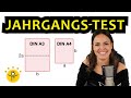 Jahrgangsstufentest 10. Klasse – DIN A4 Blatt