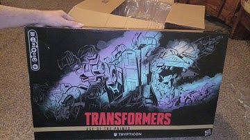 Transformers Age of The Primes Titan Class Trypticon Unboxing