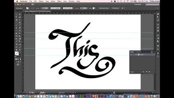 Calligraphy vector - Illustrator and the blob brush