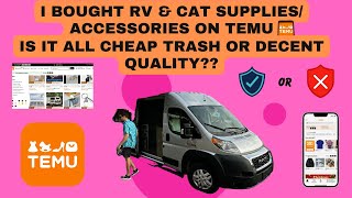 Unboxing RV & Cat Supplies from TEMU: Cheap Trash or Quality Finds