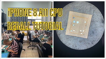MASTERJOB - A11 CPU REBALL & CLEANING TUTORIAL - iPHONE 8 A11 CPU REBALL WITHIN 10 MINUTES