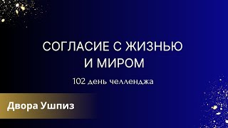 Согласие с жизнью и миром. 102 день челленджа 