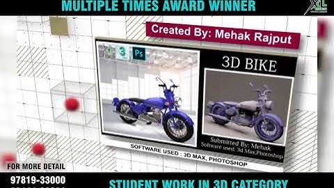 HIGHLIGHTS -STUDENT WORK IN 3D ANIMATION -XL MULTIMEDIA & ANIMATION AMRITSAR