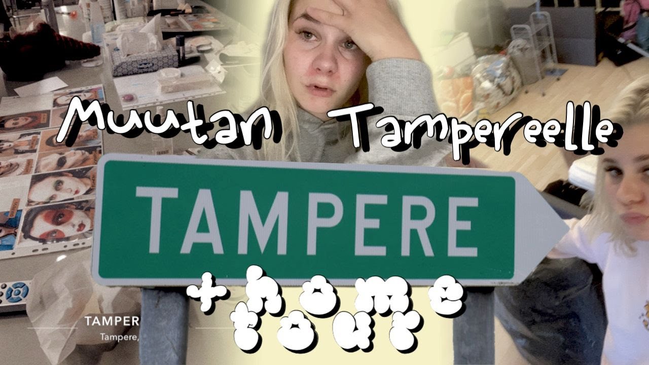 MUUTIN TAMPEREELLE │hometour mun eka asunto :-)