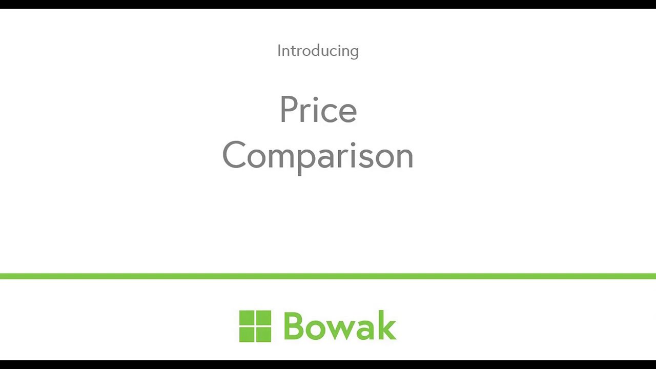 Introducing our Online Price Comparison Service
