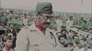 Brigadier Tafari Benti Chairman of the Ethiopian Derg Condemns South Africa & Somalia | Sept. 1976