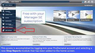 Shop Reports Demo - Manager SE