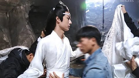 [Fancam] Wang Yibo ♡ Xiao Zhan - The Untamed BTS
