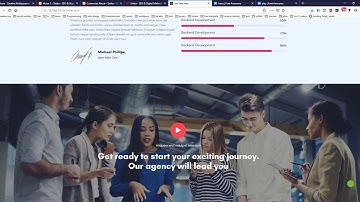 Noxia PSD to HTML #4 Part 2 | Class #12