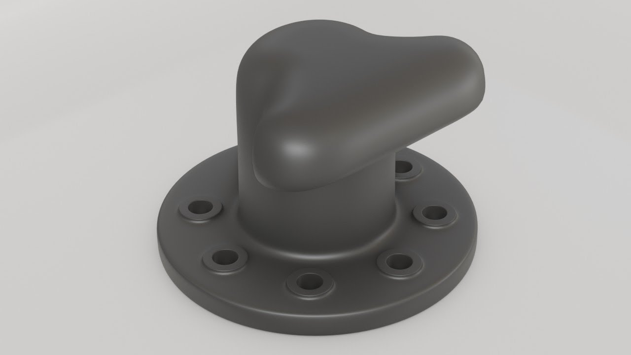 Subd-моделирование, Причальная тумба