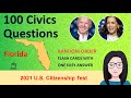 [Florida🏝] 100 civics questions and answers US citizenship interview 2021 Florida // RANDOM order