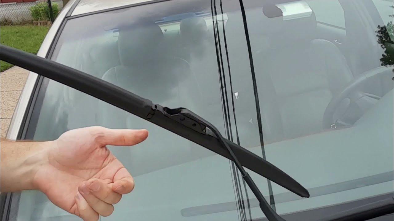 How to Replace Window Wiper Blades on a Toyota Camry 2002-2011 - YouTube