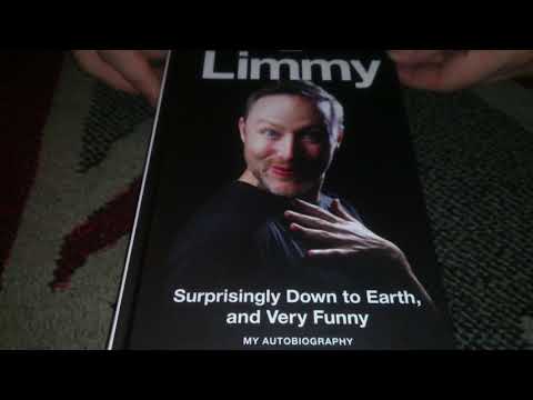 Nostalgamer Unboxing Limmy Surprisingly Down to Earth, and Very Funny Hardback Book Signed By Limmy