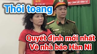 Thôi toang tin chính thức mới nhất về nhà báo Đặng Thị Hàn Ni | Gấc Việt