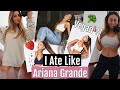 I Ate Like Ariana Grande and this is what happened! First time vegan lol