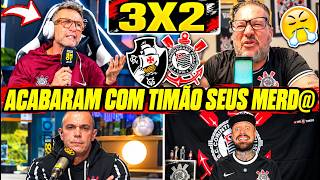 CORINTHIANS FANS DESPERATE OVER RELEGATION AFTER LOSS! REACT VASCO 3-2 CORINTHIANS