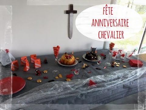 organiser une fête anniversaire chevalier 