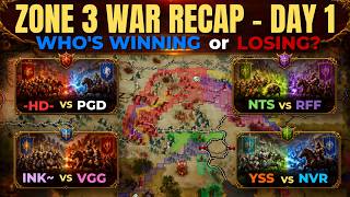 Top 7 G2 KvK Zone 3 Recaps - Day 1! | Call of Dragons screenshot 1