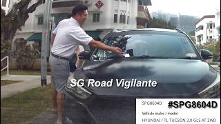 2sep2026 tiong bahru market #SPG8604D hyundai tucson illegal park at season parking lot & littering
