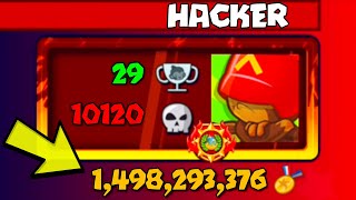 meet the HACKER who has over 1 billion medallions... (Bloons TD Battles)