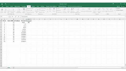 12 Exponential Smoothing With The Gasoline Sales Data
