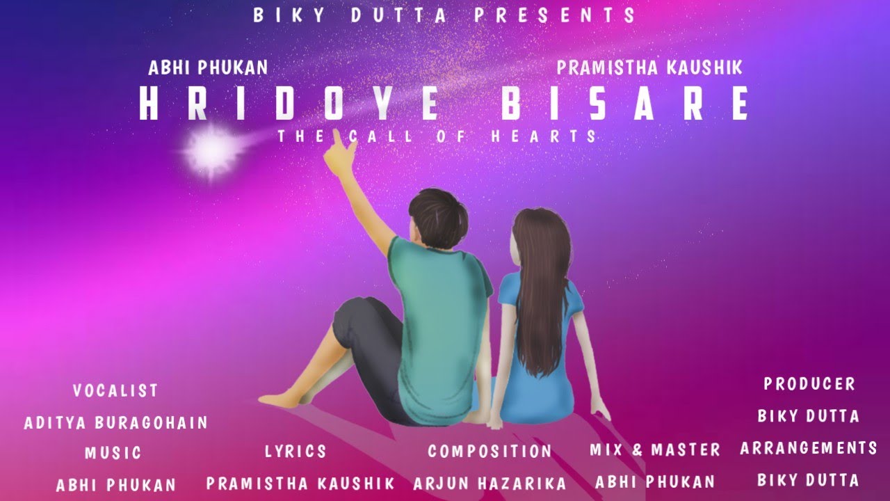 HRIDOYE BISARE   Official Audio Aditya Buragohain X Abhi Phukan X Pramistha Kaushik  Biky Dutta