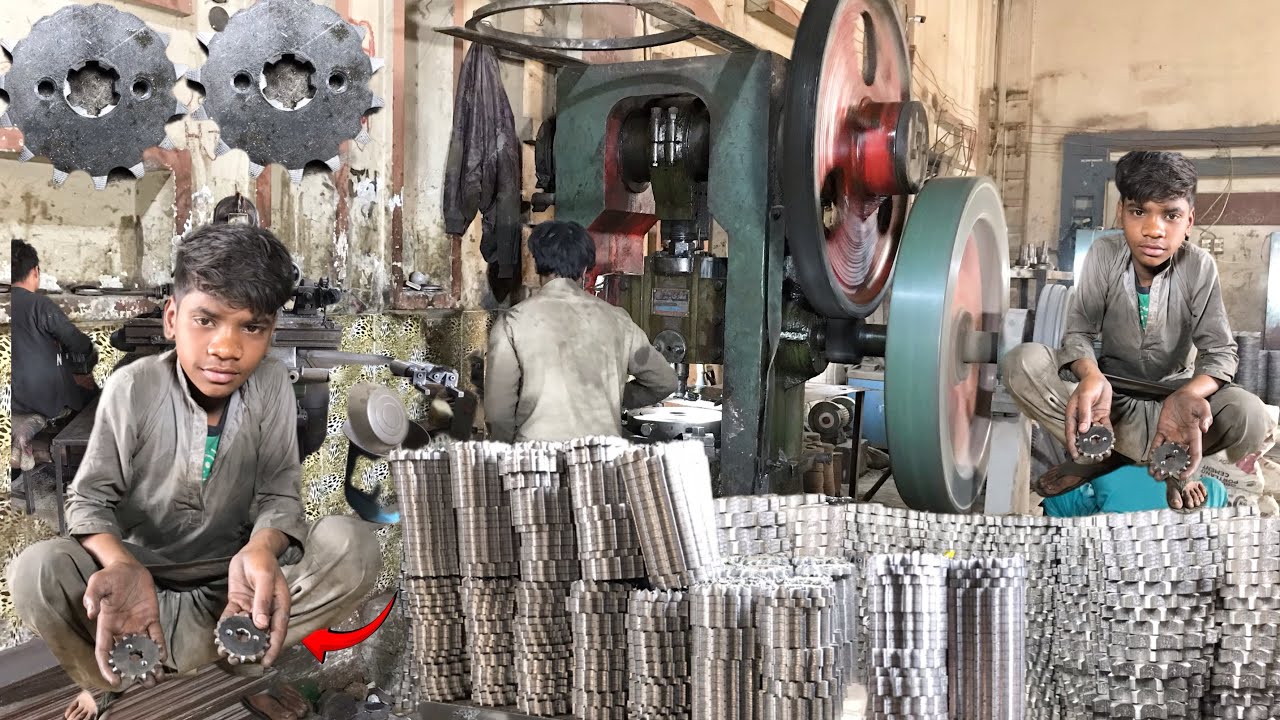 Manufacturing Process Of Motorcycles Rear Wheel Sprocket Mass