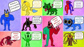 Garten Of Banban 0,1,2,3,4,6,7,8,9,10 - Monster Drawings Secret Base